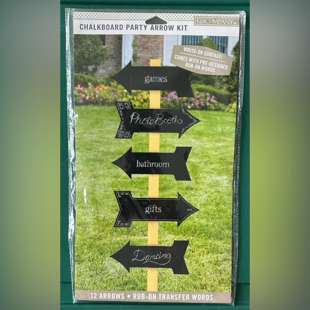 Chalkboard Party Arrow Kit